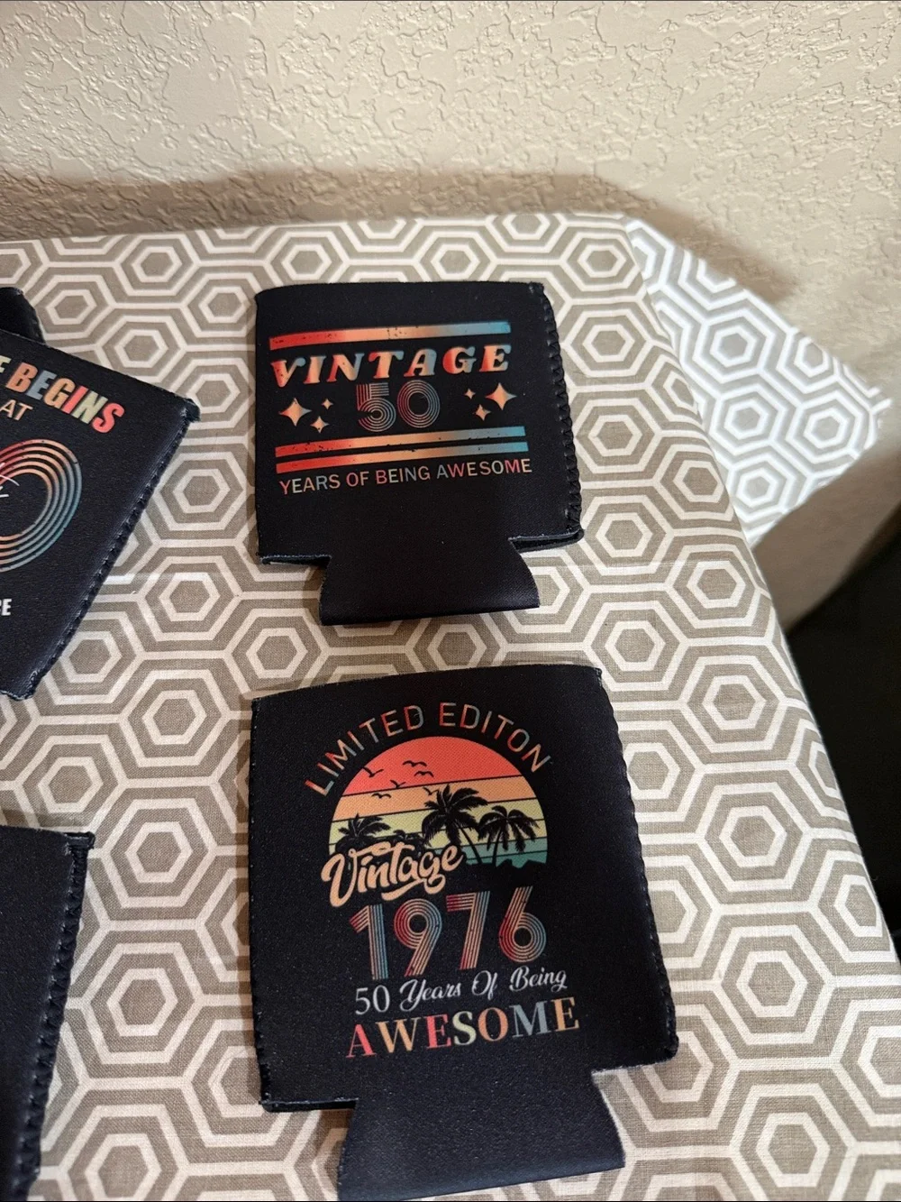 1976 koozie bundle. 50 yr old bundle 10 koozies total
